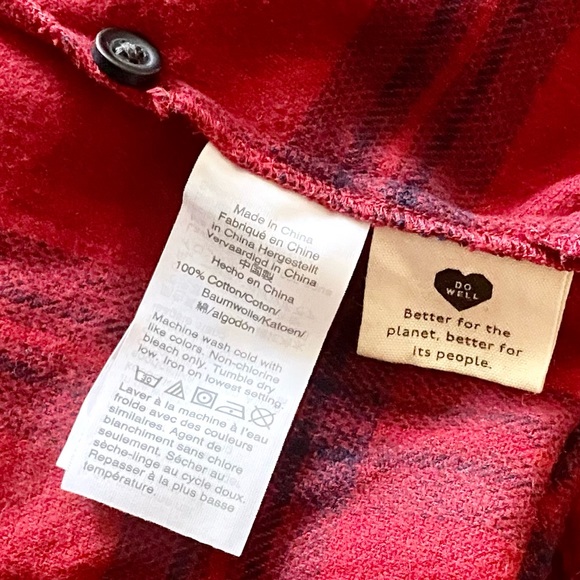 Madewell Flannel Oversized Ex-Boyfriend Shirt in Windowpane - Picture 16 of 16